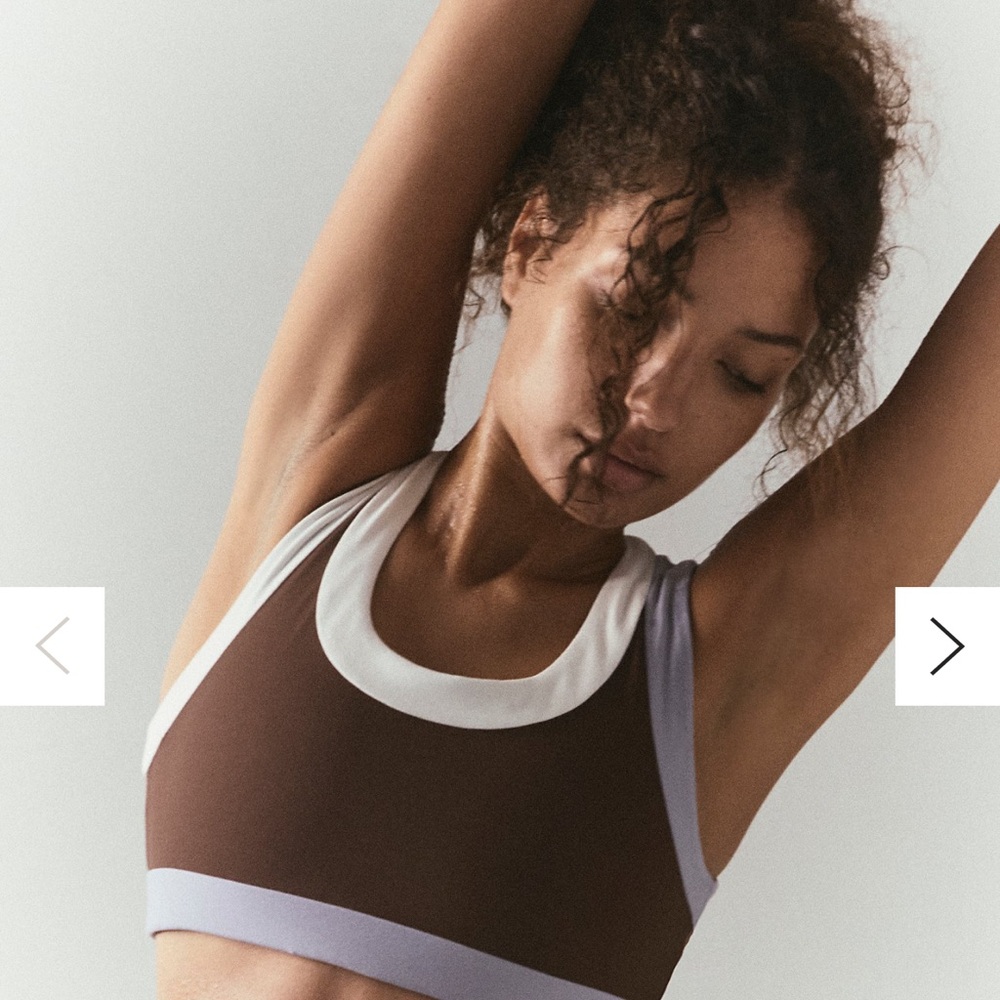 NWT FP Movement by Free People - Never Better Colorblock Ringer Sports Bra Small